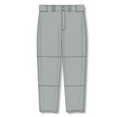 Athletic (AK) Knit Athletic Knit (AK) BA1380A-012 Adult Grey Pro Baseball Pants