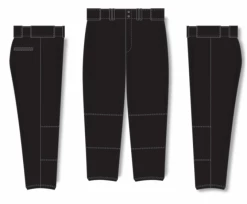 Athletic (AK) Knit Athletic Knit (AK) BA1385L-001 Ladies Black Pro Baseball Pants