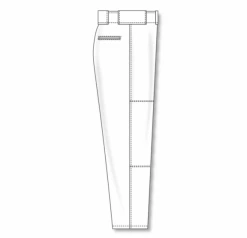 Athletic (AK) Knit Athletic Knit (AK) BA1390Y-000 Youth White Pro Baseball Pants