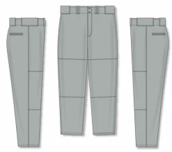 Athletic (AK) Knit Athletic Knit (AK) BA1390Y-012 Youth Grey Pro Baseball Pants