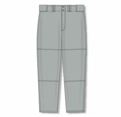 Athletic (AK) Knit Athletic Knit (AK) BA1390Y-012 Youth Grey Pro Baseball Pants