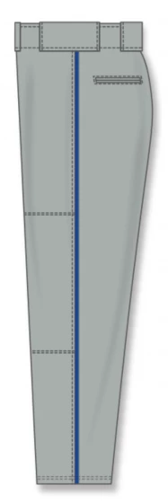 Athletic (AK) Knit Athletic Knit (AK) BA1391A-827 Adult Grey/Royal Blue Pro Baseball Pants 6 Athletic (AK) Knit Athletic Knit (AK) BA1391A-827 Adult Grey/Royal Blue Pro Baseball Pants