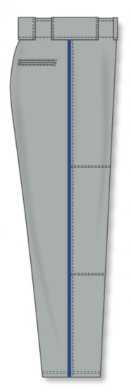 Athletic (AK) Knit Athletic Knit (AK) BA1391A-827 Adult Grey/Royal Blue Pro Baseball Pants 7 Athletic (AK) Knit Athletic Knit (AK) BA1391A-827 Adult Grey/Royal Blue Pro Baseball Pants