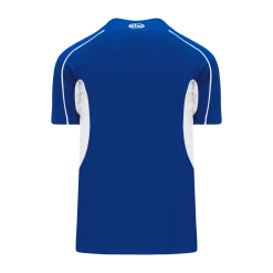 Athletic (AK) Knit Athletic Knit (AK) BA1745A-206 Adult Royal Blue/White One-Button Baseball Jersey