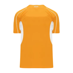 Athletic (AK) Knit Athletic Knit (AK) BA1745Y-236 Youth Gold/White One-Button Baseball Jersey