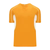 Athletic (AK) Knit Athletic Knit (AK) BA1745Y-236 Youth Gold/White One-Button Baseball Jersey