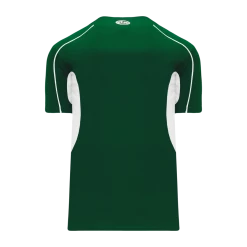 Athletic (AK) Knit Athletic Knit (AK) BA1745A-260 Adult Dark Green/White One-Button Baseball Jersey Hockey