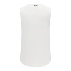 Athletic (AK) Knit Hockey Athletic Knit (AK) BA1812A-000 Adult White Sleeveless Full Button Baseball Jersey