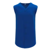 Athletic (AK) Knit Athletic Knit (AK) BA1812A-002 Adult Royal Blue Sleeveless Full Button Baseball Jersey Hockey