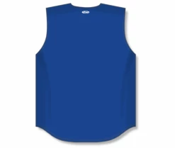 Athletic (AK) Knit Athletic Knit (AK) BA1812Y-002 Youth Royal Blue Sleeveless Full Button Baseball Jersey