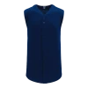 Athletic (AK) Knit Athletic Knit (AK) BA1812A-004 Adult Navy Sleeveless Full Button Baseball Jersey