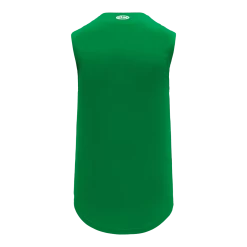 Athletic (AK) Knit Athletic Knit (AK) BA1812Y-007 Youth Kelly Green Sleeveless Full Button Baseball Jersey Hockey