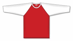 Athletic (AK) Knit Athletic Knit (AK) S1846Y-208 Youth Red/White Soccer Jersey Hockey
