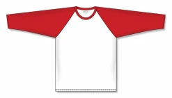 Athletic (AK) Knit Athletic Knit (AK) V1846A-209 Adult White/Red Volleyball Jersey