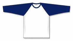 Athletic (AK) Knit Hockey Athletic Knit (AK) S1846Y-217 Youth White/Navy Soccer Jersey