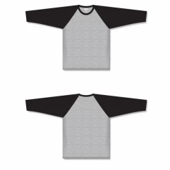Athletic (AK) Knit Athletic Knit (AK) S1846Y-920 Youth Heather Grey/Black Soccer Jersey Hockey