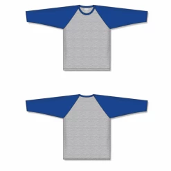 Athletic (AK) Knit Athletic Knit (AK) V1846Y-922 Youth Heather Grey/Royal Blue Volleyball Jersey