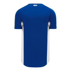 Athletic (AK) Knit Athletic Knit (AK) BA1890A-206 Adult Royal Blue/White Full Button Baseball Jersey Hockey