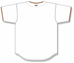 Athletic (AK) Knit Athletic Knit (AK) BA5500A-SF594 San Francisco White Adult Full Button Baseball Jersey