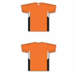 Athletic (AK) Knit Hockey Athletic Knit (AK) S563 Orange/White/Black Soccer Jersey