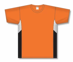 Athletic (AK) Knit Athletic Knit (AK) V563-330 Orange/White/Black Volleyball Jersey Hockey