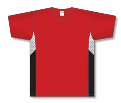Athletic (AK) Knit Athletic Knit (AK) V563-414 Red/White/Black Volleyball Jersey
