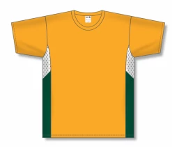 Athletic (AK) Knit Hockey Athletic Knit (AK) S563 Gold/White/Dark Green Soccer Jersey