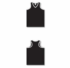 Athletic (AK) Knit Athletic Knit (AK) V583L-221 Black/White Ladies Volleyball Jersey