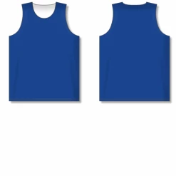 Athletic (AK) Knit Athletic Knit (AK) BR1105A-206 Adult Royal Blue/White Reversible League Basketball Jersey