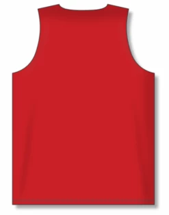 Athletic (AK) Knit Athletic Knit (AK) BR1105A-208 Adult Red/White Reversible League Basketball Jersey Hockey