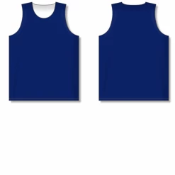 Athletic (AK) Knit Athletic Knit (AK) BR1105A-216 Adult Navy/White Reversible League Basketball Jersey