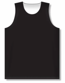 Athletic (AK) Knit Athletic Knit (AK) BR1105A-221 Adult Black/White Reversible League Basketball Jersey