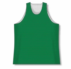 Athletic (AK) Knit Athletic Knit (AK) BR1302Y-210 Youth Kelly Green/White Reversible League Basketball Jersey Hockey