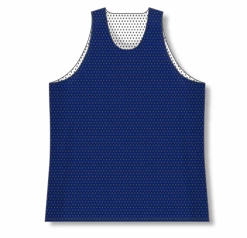 Athletic (AK) Knit Athletic Knit (AK) BR1302A-216 Adult Navy/White Reversible League Basketball Jersey