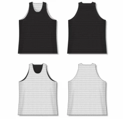 Athletic (AK) Knit Athletic Knit (AK) BR1302Y-221 Youth Black/White Reversible League Basketball Jersey