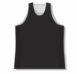 Athletic (AK) Knit Athletic Knit (AK) BR1302Y-221 Youth Black/White Reversible League Basketball Jersey