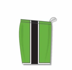 Athletic (AK) Knit Athletic Knit (AK) BS1735A-107 Adult Lime Green/Black/White Pro Basketball Shorts