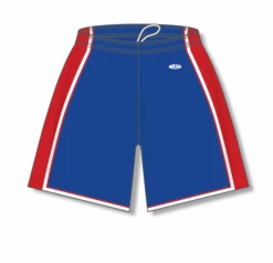Athletic (AK) Knit Athletic Knit (AK) BS1735A-333 Adult Royal Blue/Red/White Pro Basketball Shorts