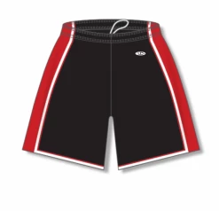 Athletic (AK) Knit Athletic Knit (AK) BS1735Y-348 Youth Black/Red/White Pro Basketball Shorts