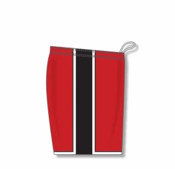 Athletic (AK) Knit Athletic Knit (AK) BS1735Y-414 Youth Red/Black/White Pro Basketball Shorts