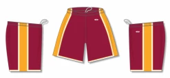 Athletic (AK) Knit Athletic Knit (AK) BS1735Y-427 Youth AV Red/Gold/White Pro Basketball Shorts