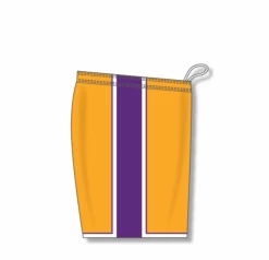 Athletic (AK) Knit Athletic Knit (AK) BS1735Y-435 Youth Gold/Purple/White Pro Basketball Shorts