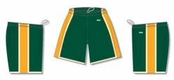 Athletic (AK) Knit Athletic Knit (AK) BS1735Y-439 Youth Dark Green/Gold/White Pro Basketball Shorts