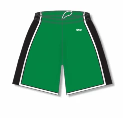 Athletic (AK) Knit Athletic Knit (AK) BS1735Y-440 Youth Kelly Green/Black/White Pro Basketball Shorts