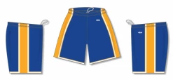 Athletic (AK) Knit Athletic Knit (AK) BS1735Y-447 Youth Royal Blue/Gold/White Pro Basketball Shorts