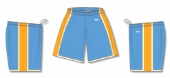 Athletic (AK) Knit Athletic Knit (AK) BS1735Y-473 Youth Sky Blue/Gold/White Pro Basketball Shorts