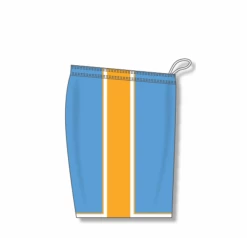 Athletic (AK) Knit Athletic Knit (AK) BS1735Y-473 Youth Sky Blue/Gold/White Pro Basketball Shorts