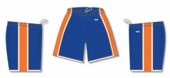 Athletic (AK) Knit Athletic Knit (AK) BS1735Y-482 Youth Royal Blue/Orange/White Pro Basketball Shorts