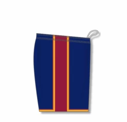 Athletic (AK) Knit Athletic Knit (AK) BS1735A-544 Adult Navy/AV Red/Gold Pro Basketball Shorts