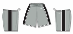Athletic (AK) Knit Athletic Knit (AK) BS1735Y-973 Youth Grey/Black/White Pro Basketball Shorts